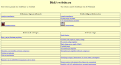 Desktop Screenshot of dicks-website.eu