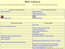 Tablet Screenshot of dicks-website.eu